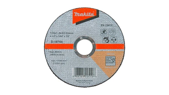 PACK 10 unds Disco Corte Acero Inox 41/2