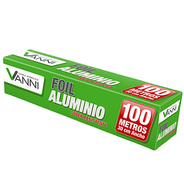 Rollo de Aluminio con Sierra Metálica 30cm X 100m / Papel Aluminio / Insumitus