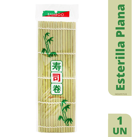 Esterilla de Bambú Plana (24x24cm)