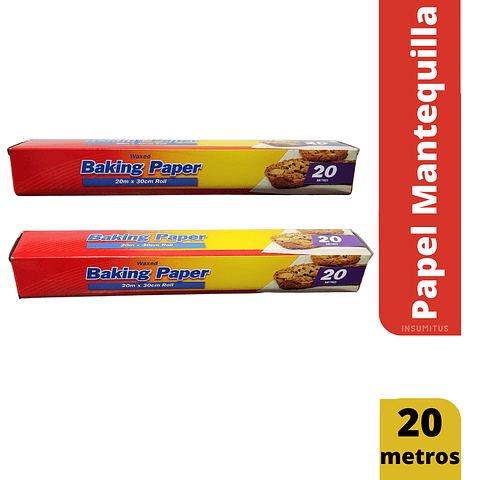 Rollo Papel Mantequilla (30x20 metros)