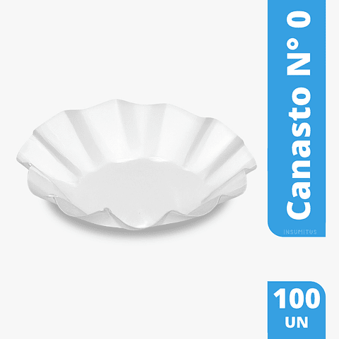 Bandeja Canasto N° 0 (100 unidades)