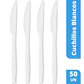 Cuchillos Plasticos Desechables (50 unidades) - Miniatura 1