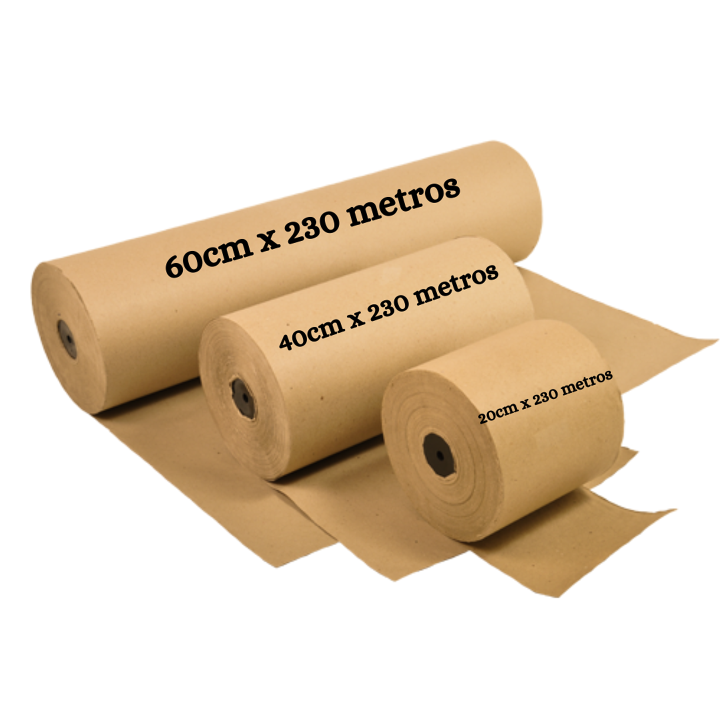 Rollo de Papel Kraft 60cm X 230 Metros x 35gr 6