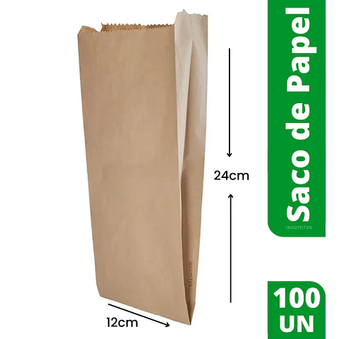 Saco Kraft 1kg (100 unidades)