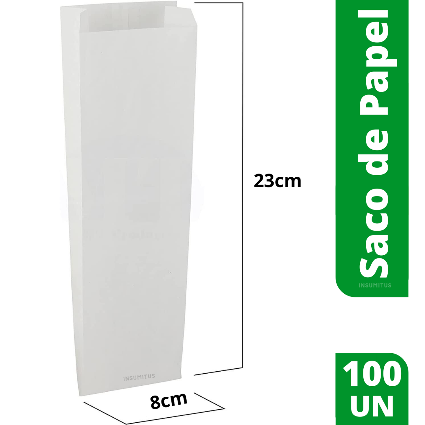Saco Blanco de Papel 1/2 (100 unidades) 2