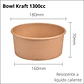 Bowl Kraft 1300cc con Tapa (50 unidades) - Miniatura 1