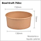 Bowl Kraft 750cc con Tapa (50 unidades) - Miniatura 1