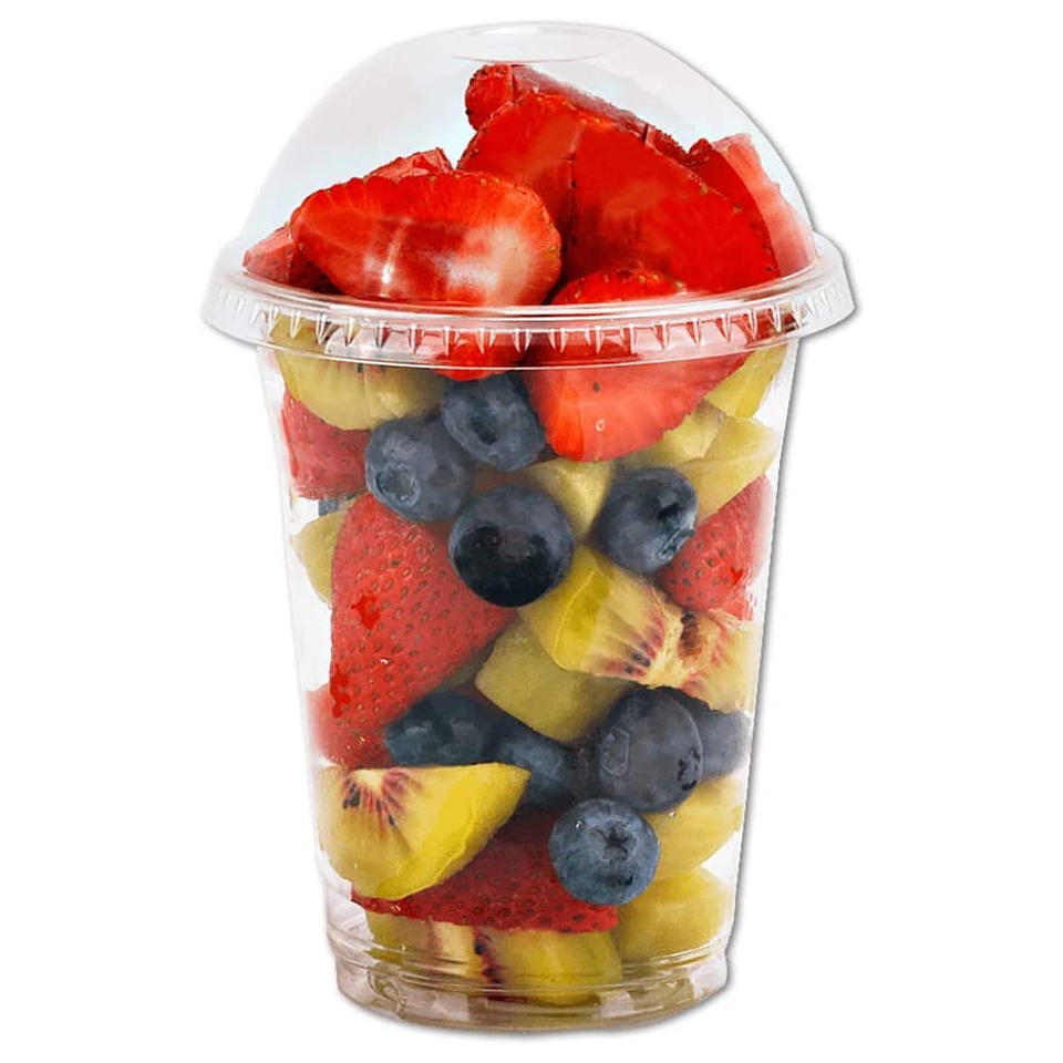 Vaso Pet con Tapa Domo con Hoyo 500ml - 16oz (50 unidades) 3