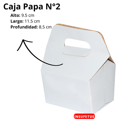 Caja Cartón Papa N° 2 (100 unidades)