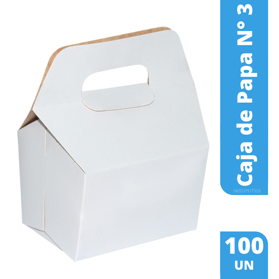 Caja Carton Papa Nro 3 100 unidades / Caja Multiuso N° 3