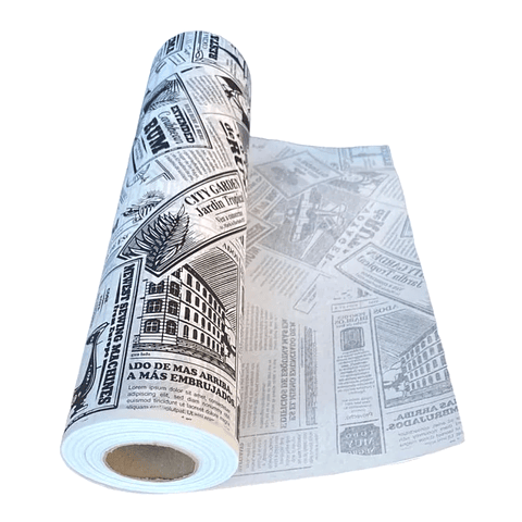 Rollo de Papel Antigrasa 37,5 x 100m Diario Negro