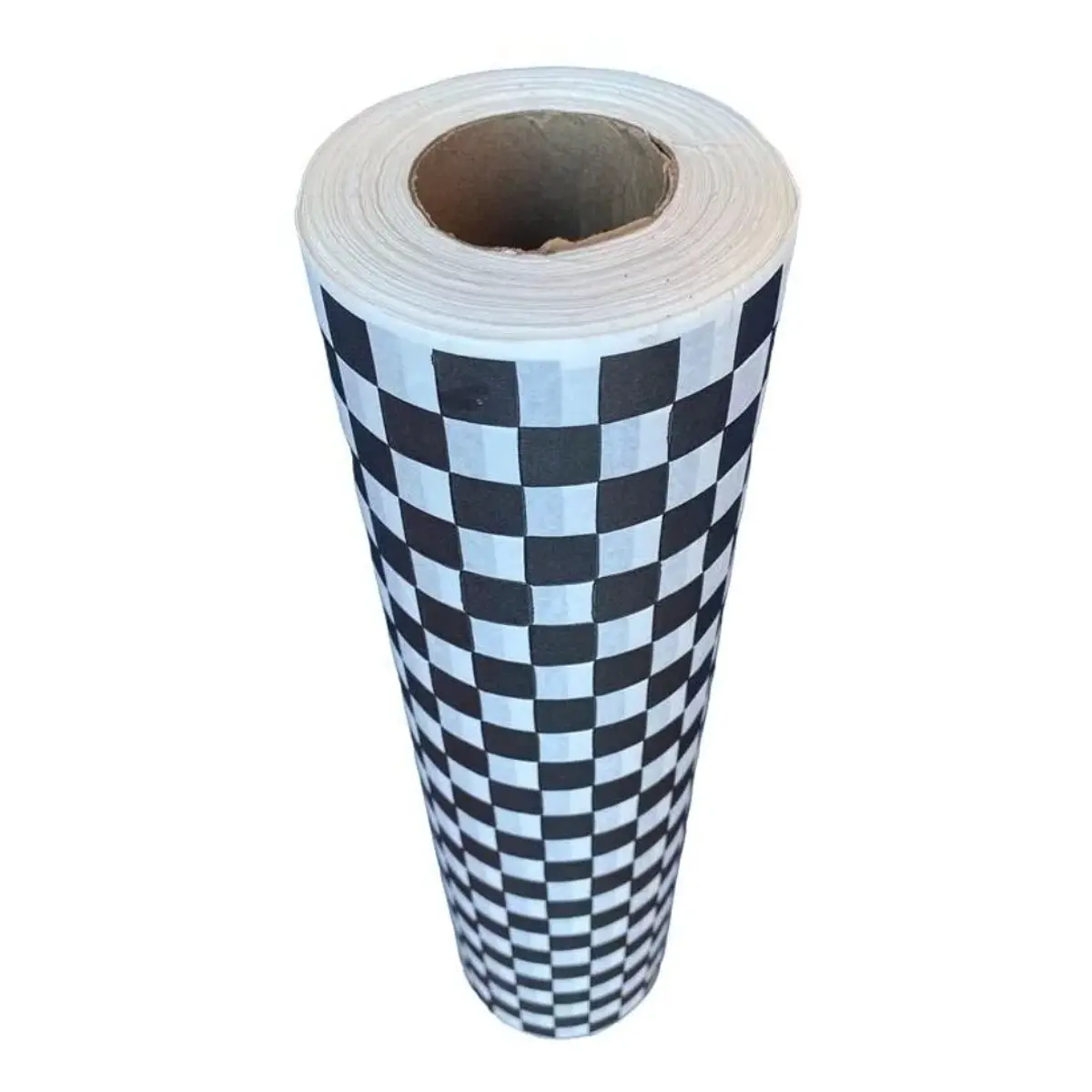 Rollo de Papel Antigrasa 37,5 x 100m Cuadros Negros