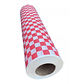 Rollo de Papel Antigrasa 37,5 x 100m Cuadros Rojos - Miniatura 3