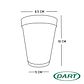 Vaso Termico Plumavit 10oz 300ml (25 unidades) Dart - Miniatura 3