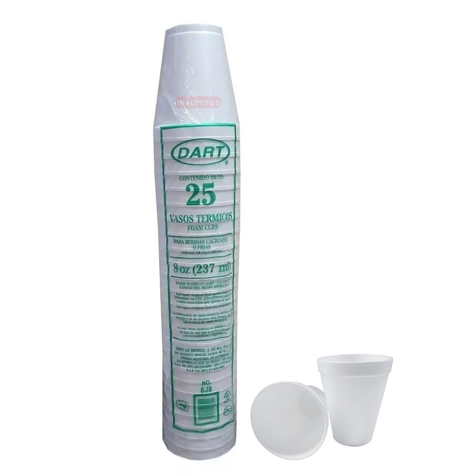 Vaso Termico Plumavit 8oz 240ml (25 unidades) 1