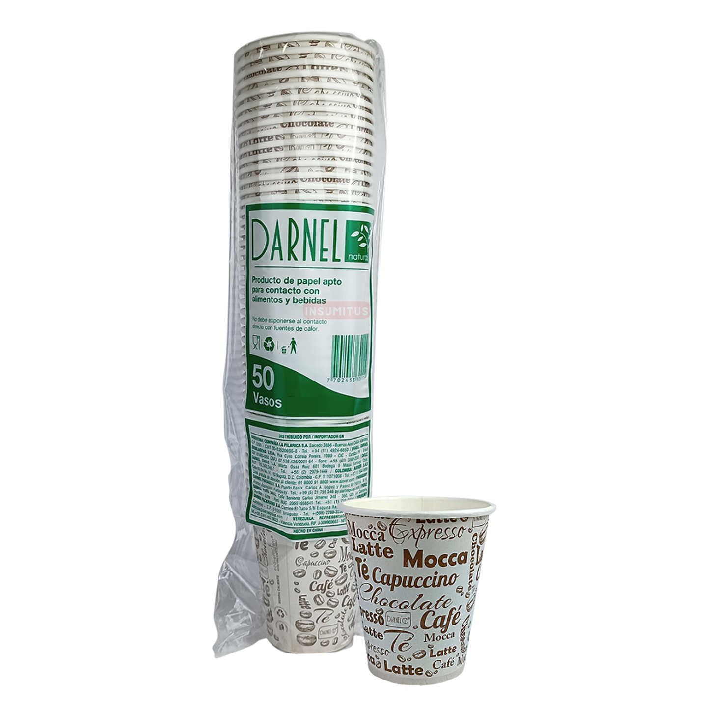 Vaso Polipapel 6oz (180ml) (50 unidades) Darnel 1