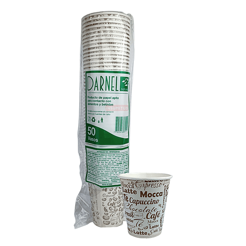 Vaso Polipapel 8oz (240ml) (50 unidades) Darnel