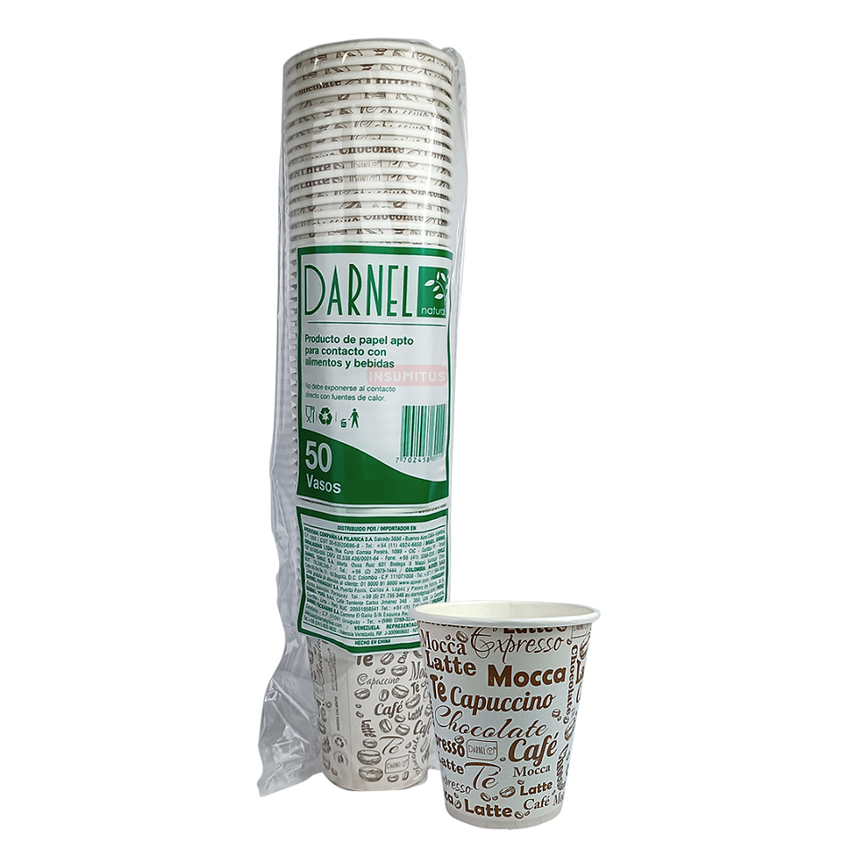 Vaso Polipapel 12oz (350ml) (50 unidades) Darnel 1
