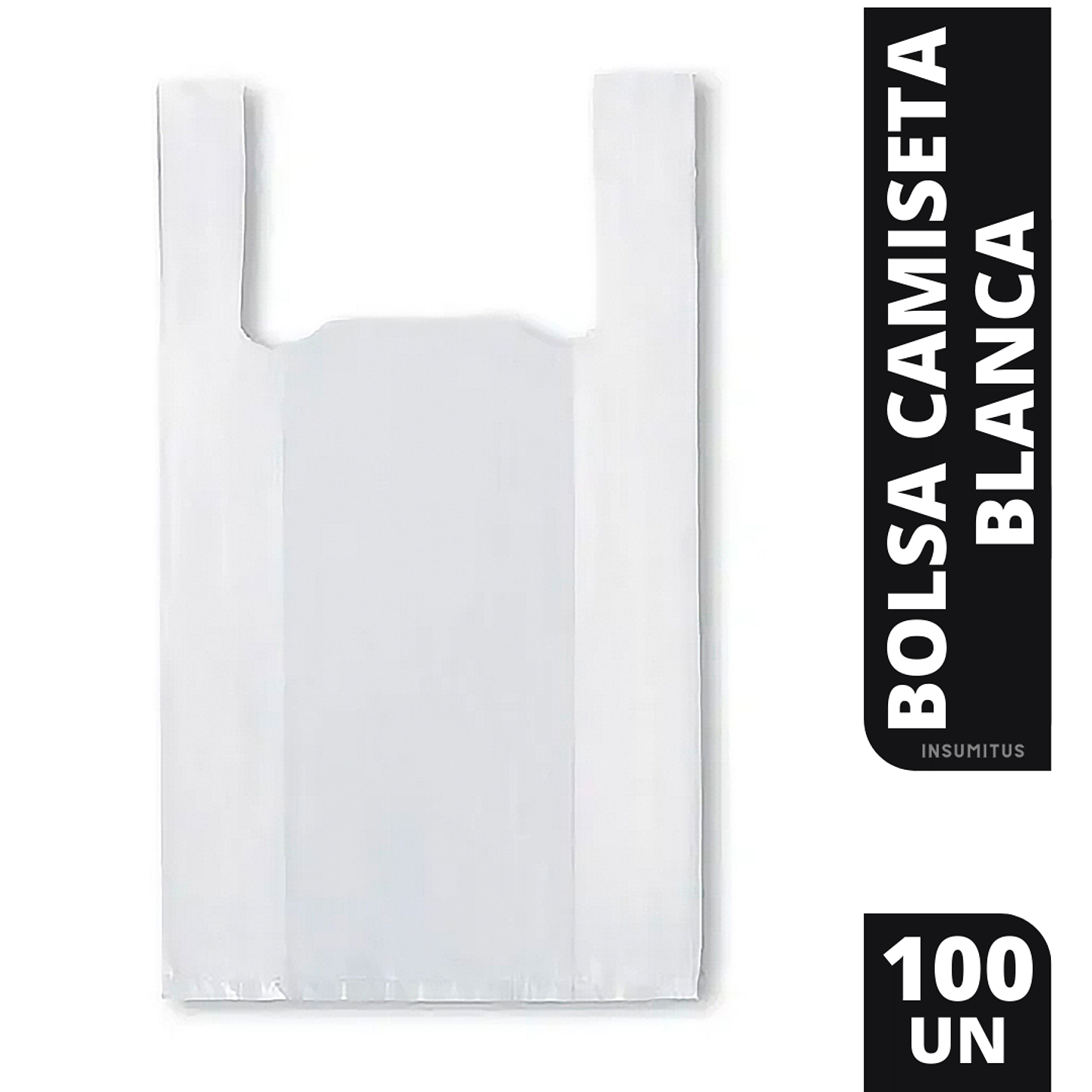 Bolsa Camiseta Blanca 40x50cm (100un)  2