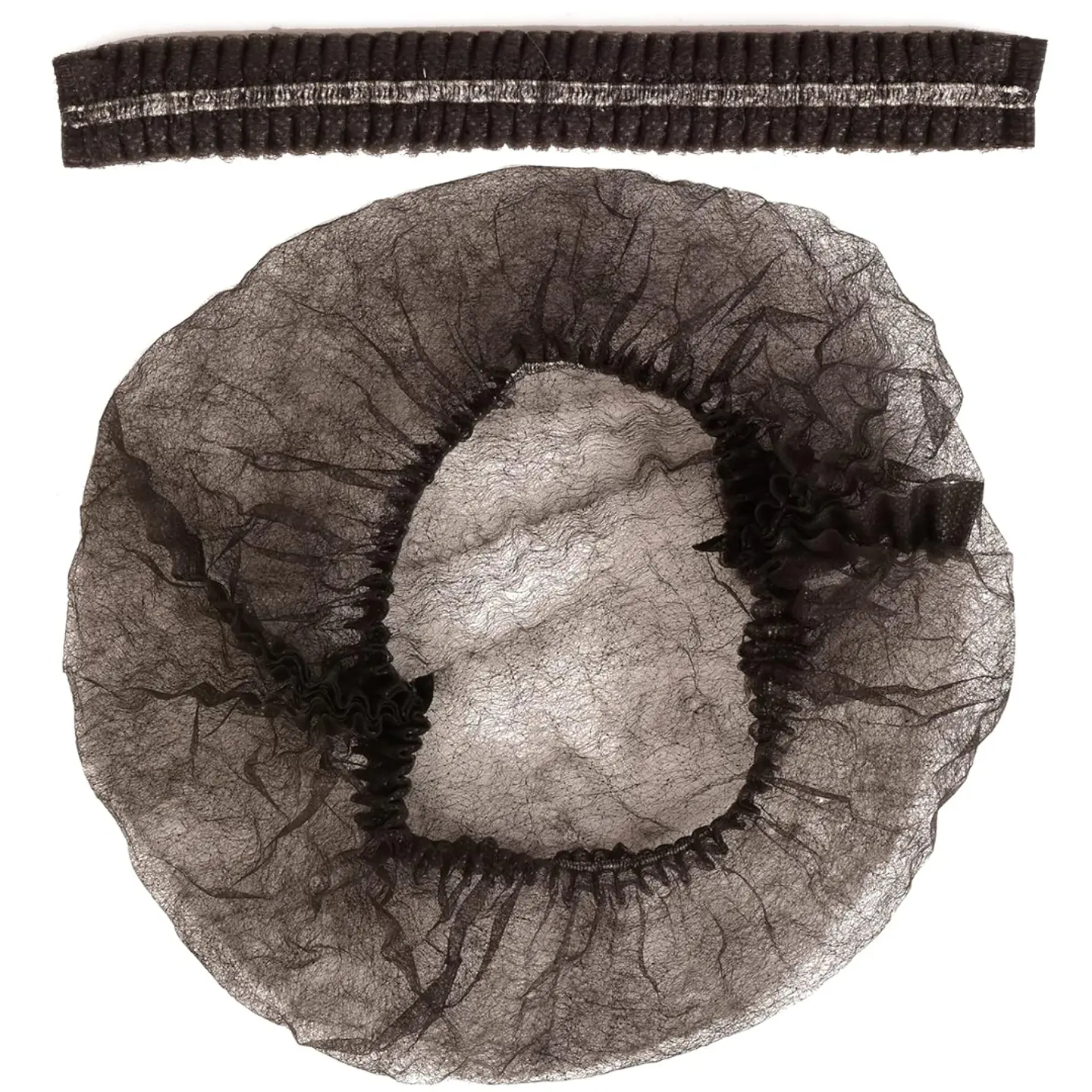 Redecillas Cofias O Gorros Cilp Negro (100 Unidades) 2