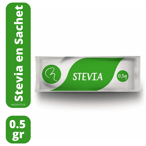 Stevia en Sachet (0.5gr x 1000 Sobres) Relkon