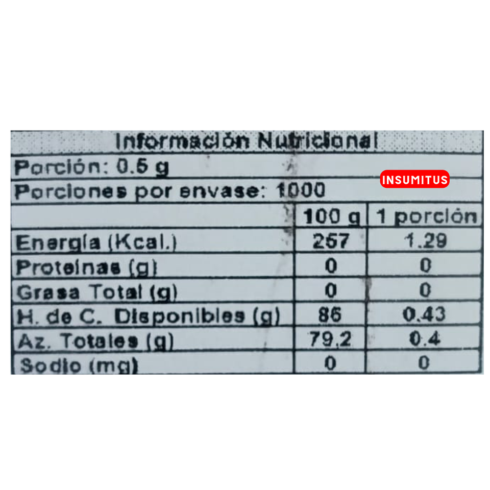 Sucralosa en Sachet (0.5gr x 1000 Sobres) 3