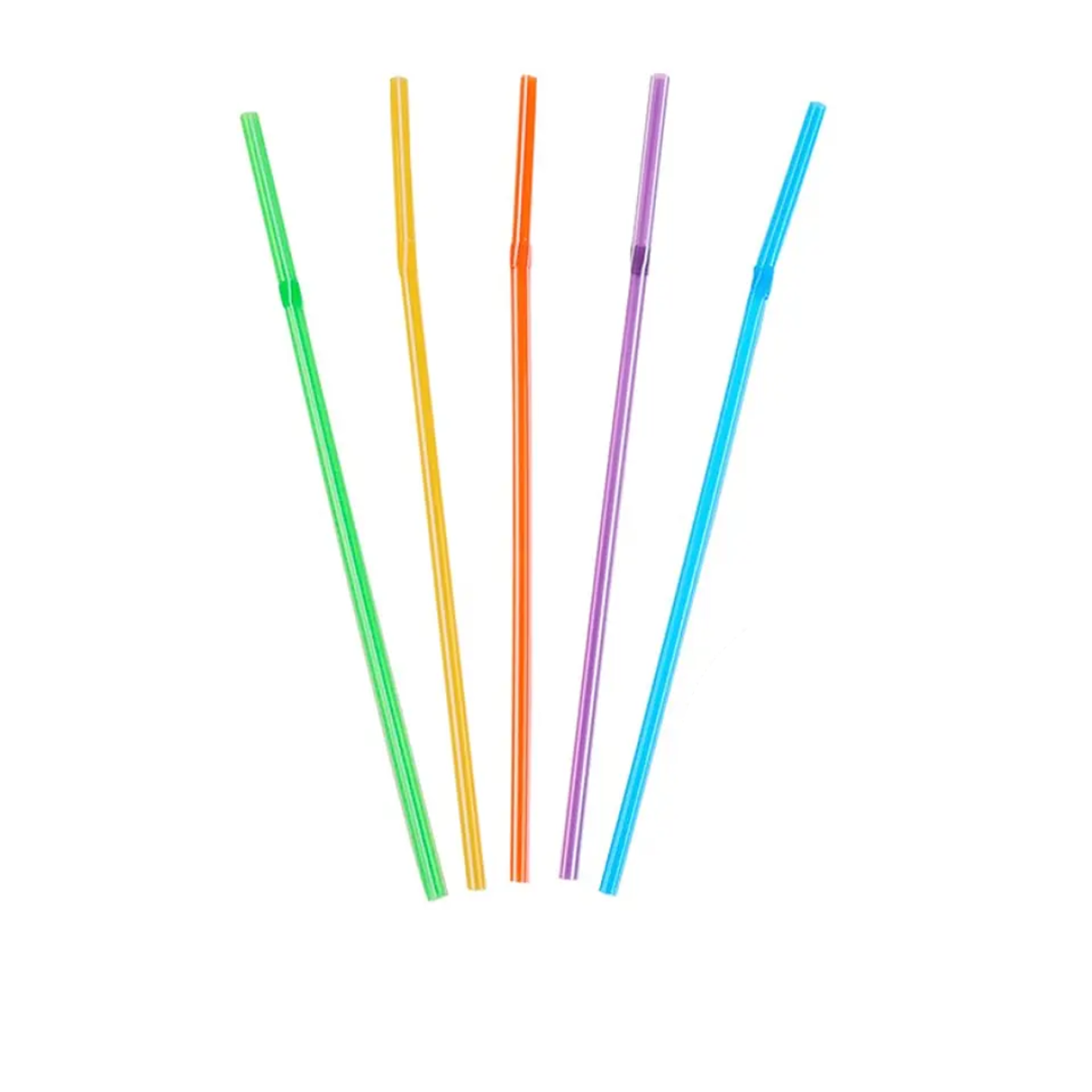 Bombillas Colores Plasticas Flexibles 21cm (100 unidades) 1