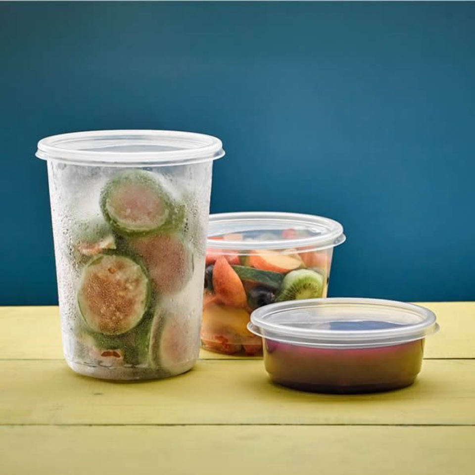 Pote / Contenedor 32oz - 1 litro con Tapa (50 unidades) 3