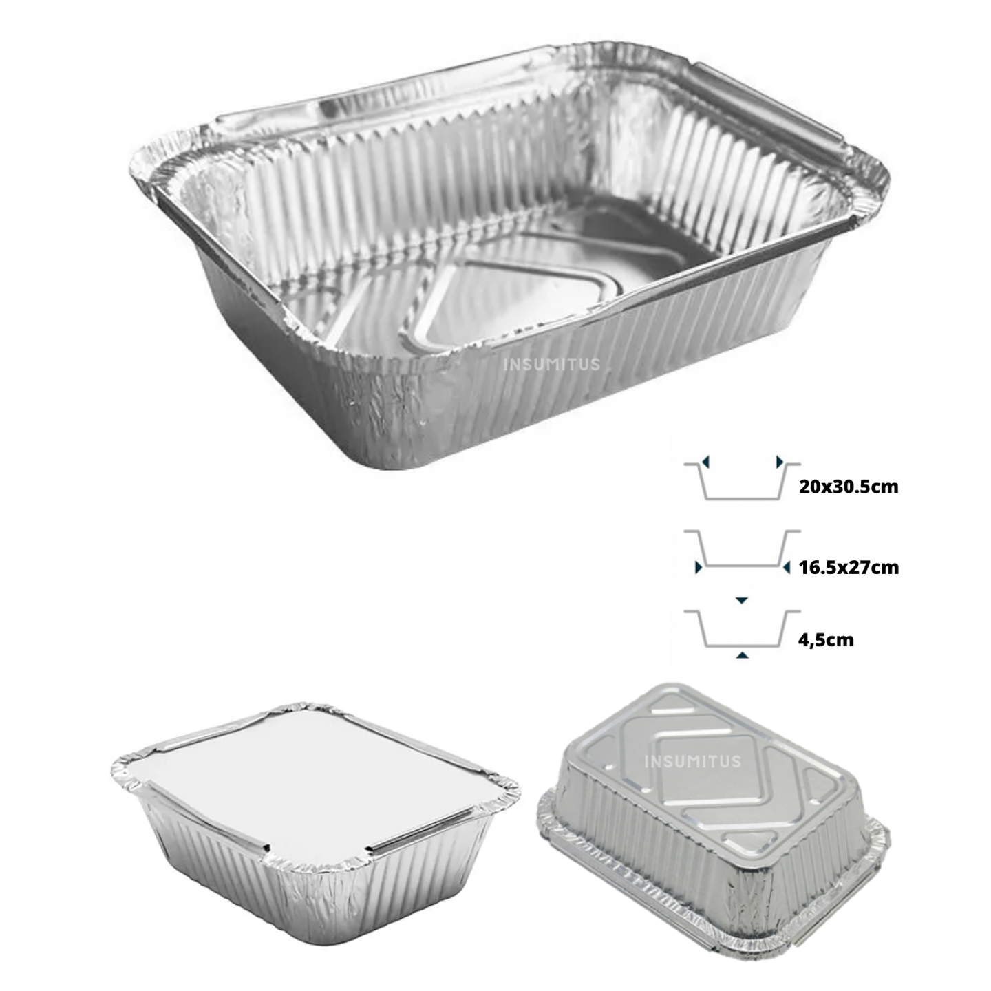 Envase de Aluminio C40 Tapa Carton (20 unidades) 1