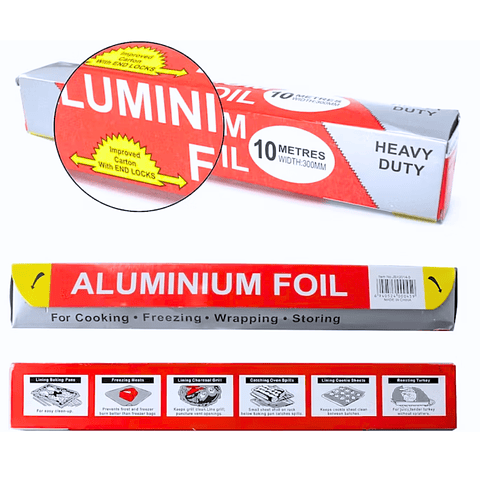 Rollo de Aluminio 30cm x 10 metros Insumitus®