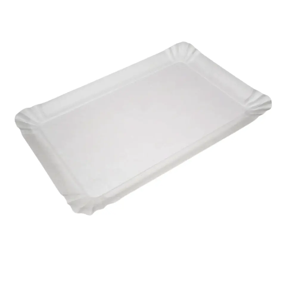 Bandeja Rectangular Cartón N° 5 (20x13cm) (100 Unidades) 1