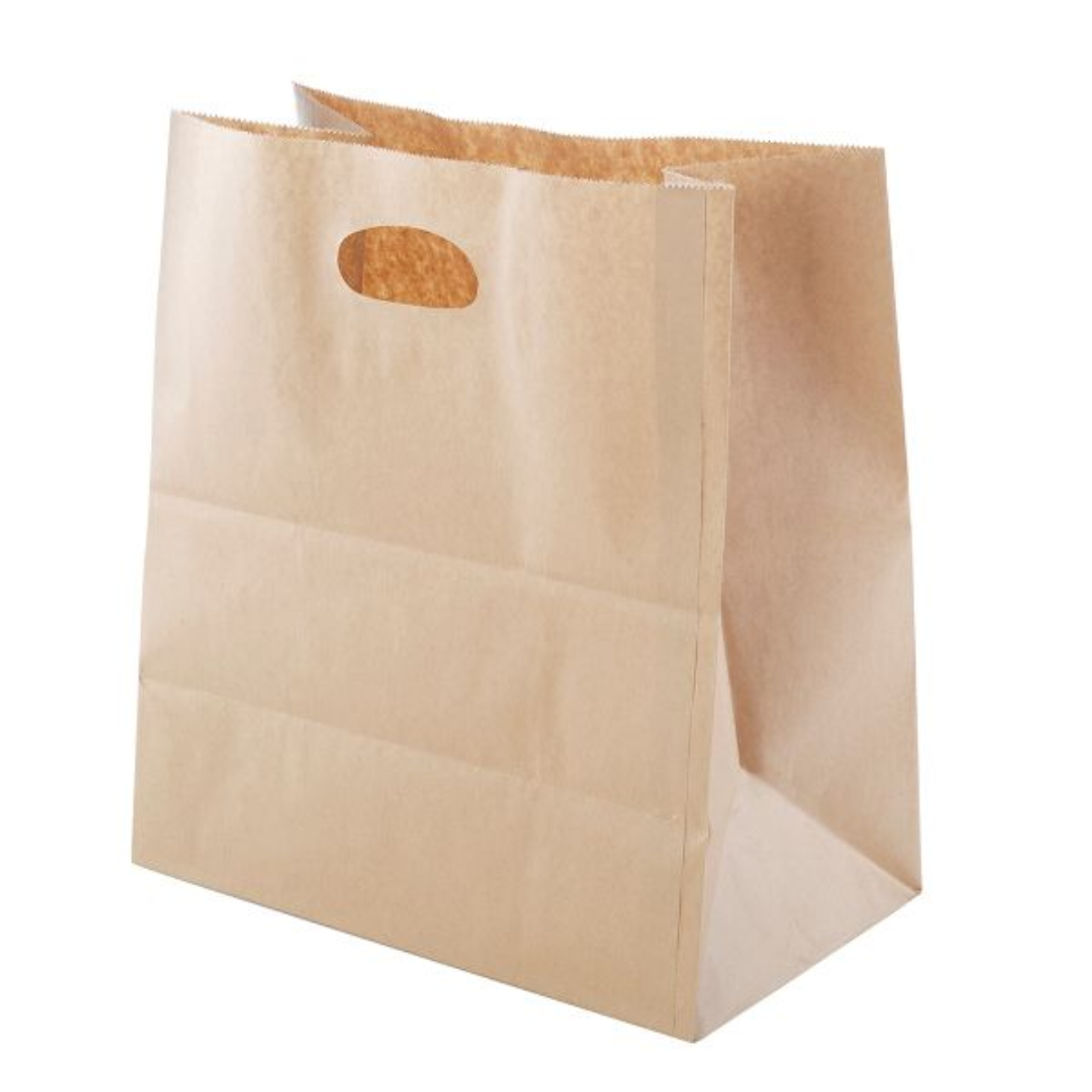 Bolsa Kraft con Manilla Riñon 28x15x28 (25 unidades) 1