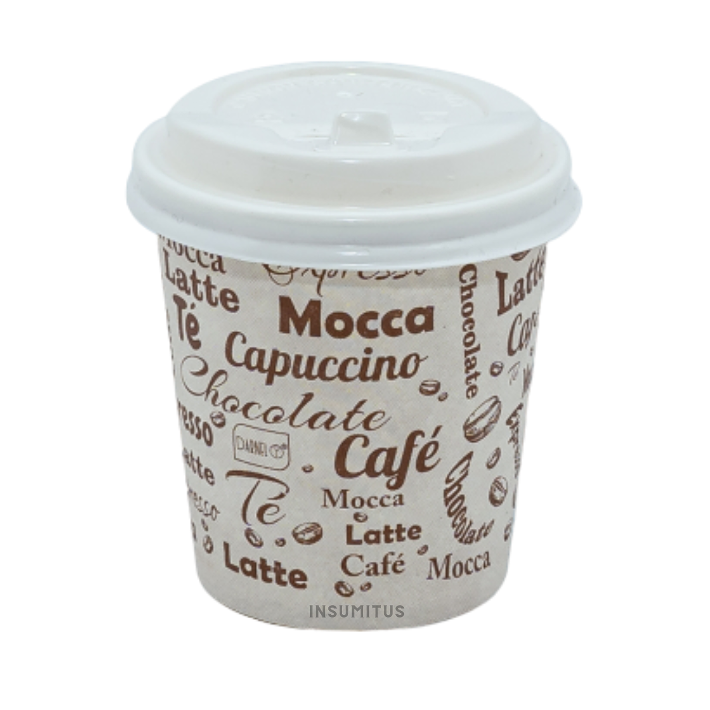 Vaso Polipapel 8oz Con Tapa (240ml) (50 unidades) 3