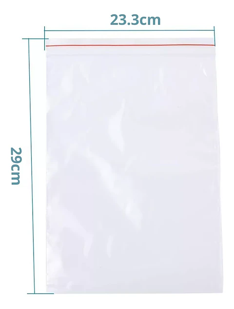 Bolsa con Cierre Hermético 23,5x29cm (20 unidades)