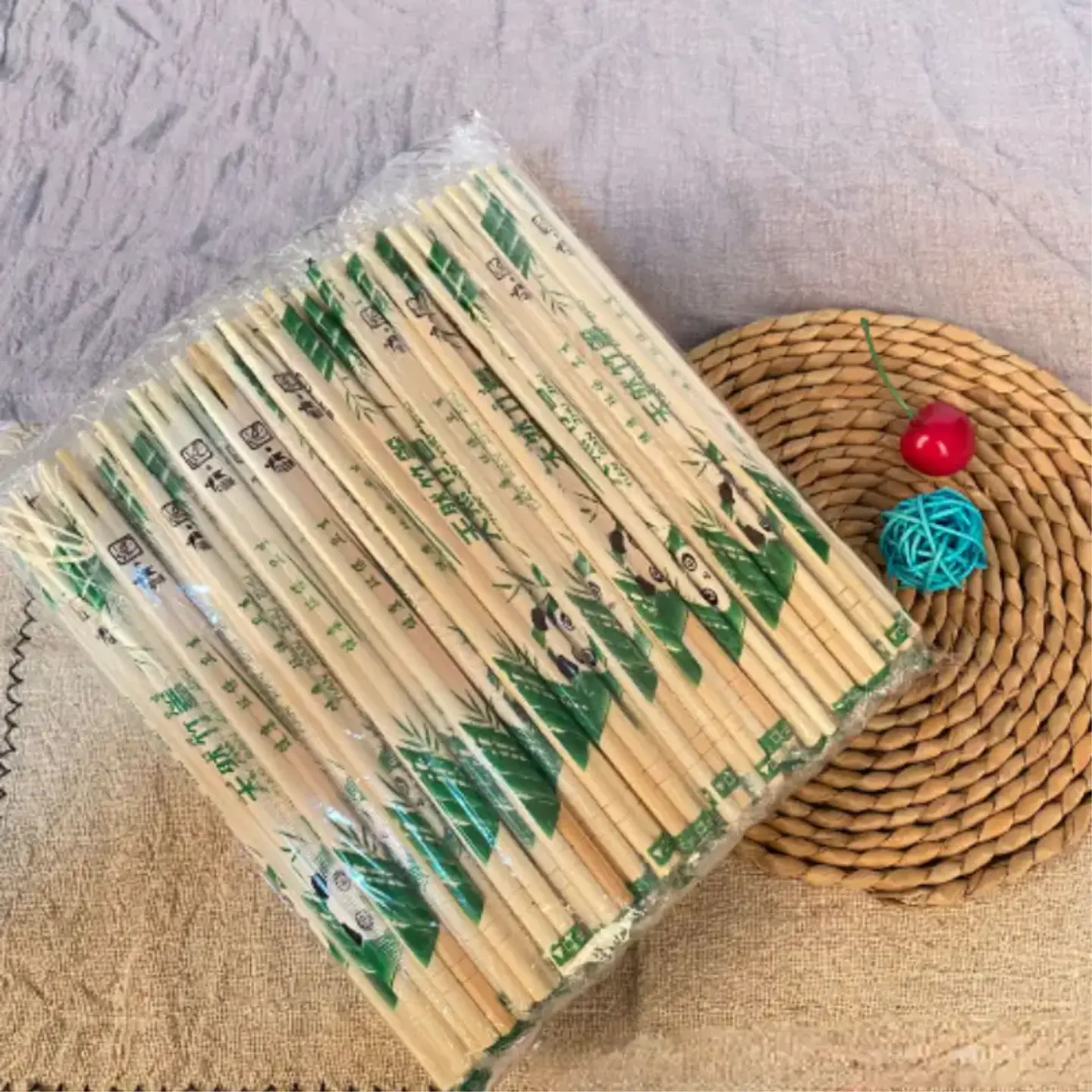 Palitos Chinos de Bambú para Sushi (100 pares) Panda 4