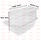 Envase Rectanguar para 1 Pastel (50 unidades) - Miniatura 3