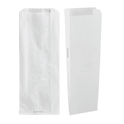 Saco Blanco de Papel 1/2 (100 unidades)