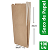 Saco Kraft 4kg (100 unidades)