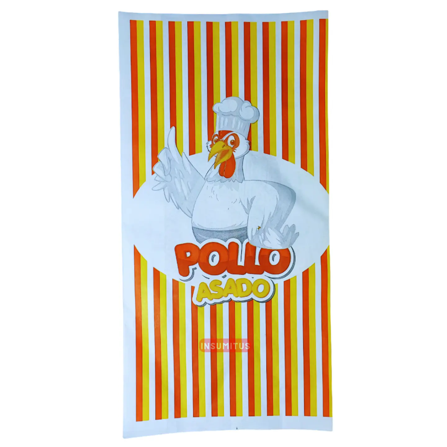 Bolsa para Pollo Asado Diseño Lineas (100 unidades) 2