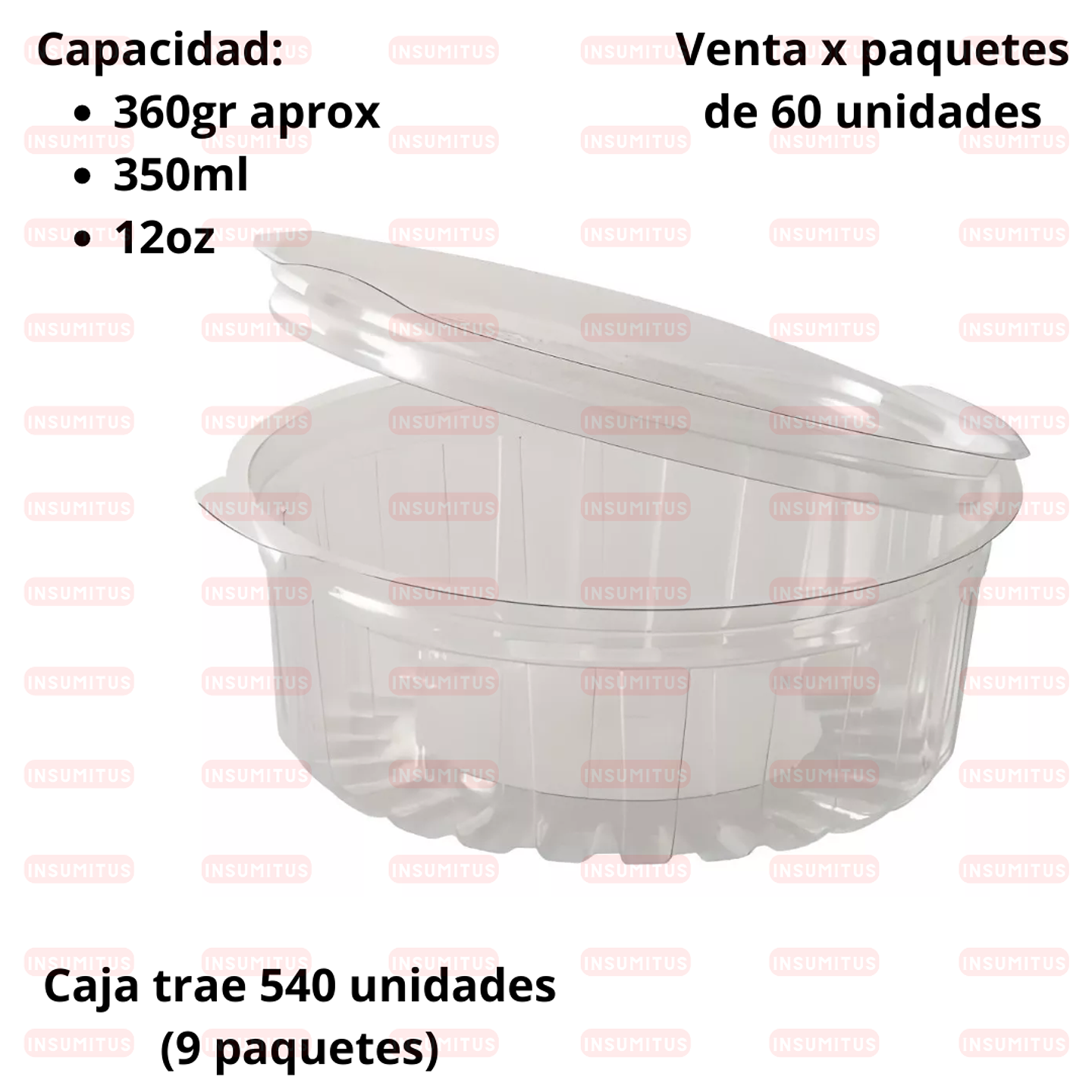 Pote Contenedor Bisagra (40-12 FL) (60 unidades) 3