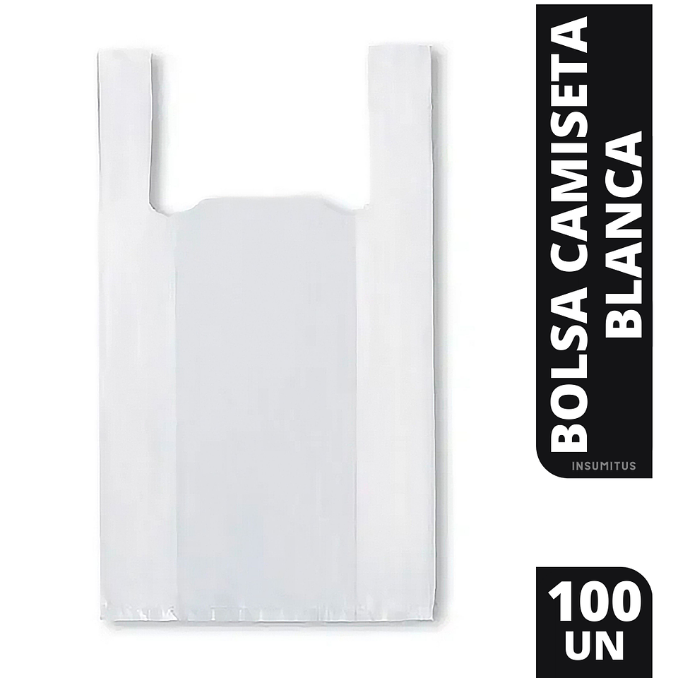 Bolsa Camiseta Blanca 50x60cm (100un) 2