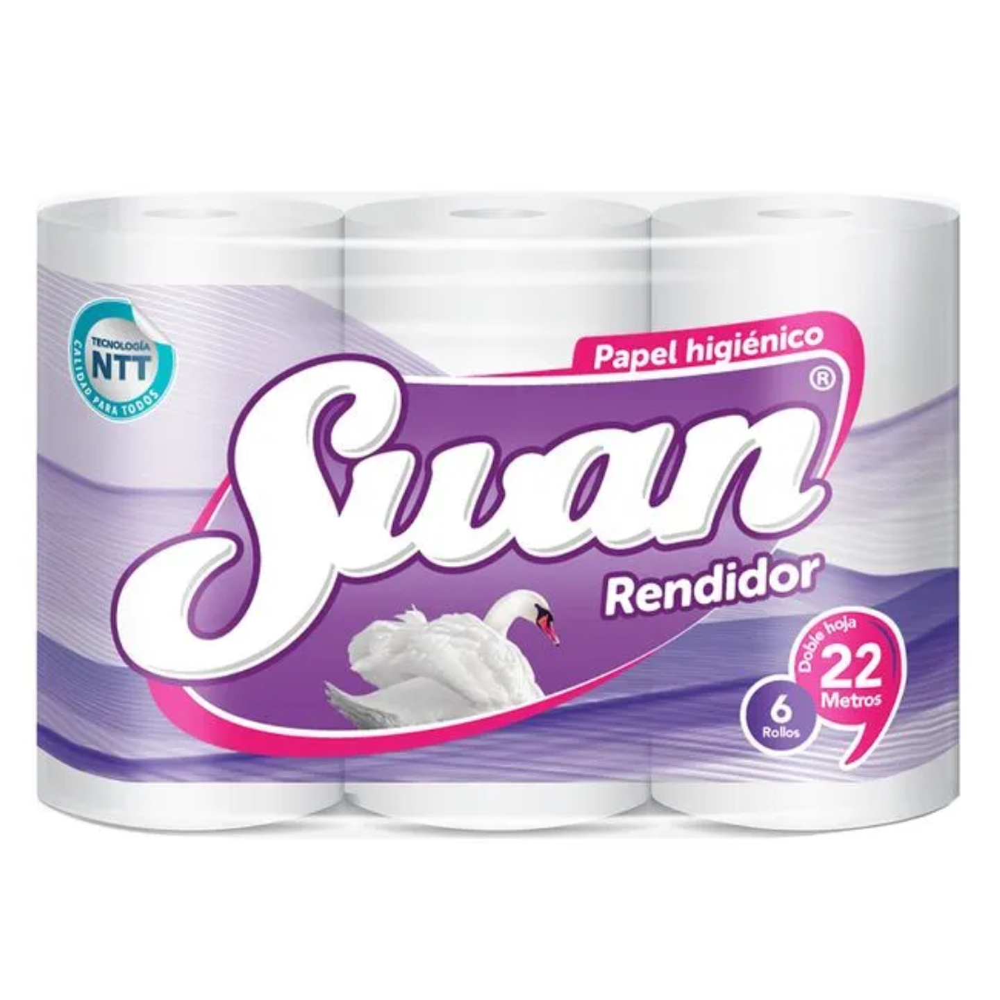 Papel Higienico Doble Hoja Swan (6 rollos x 20M) 1