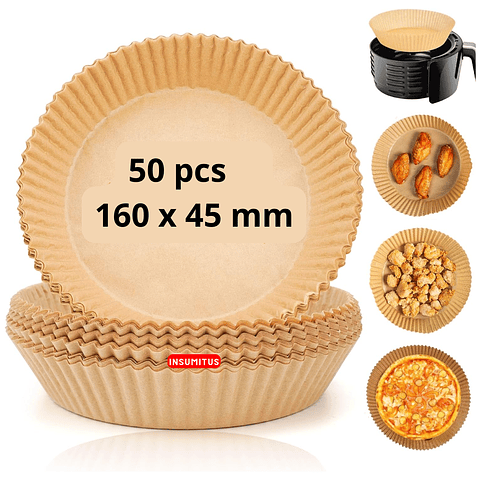 Papel Freidora Aire Desechable (160 x 45 mm) (50 unidades)