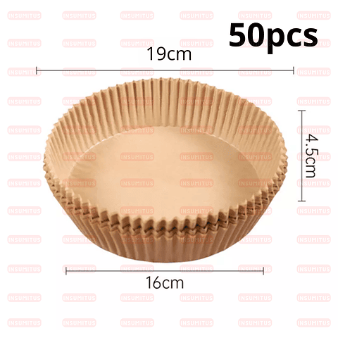 Papel Freidora Aire Desechable (160 x 45 mm) (50 unidades)