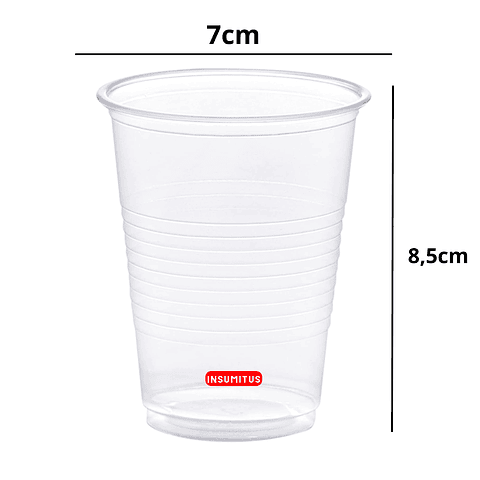 Vaso Economico Transparente 7oz - 200ml (50 unidades)