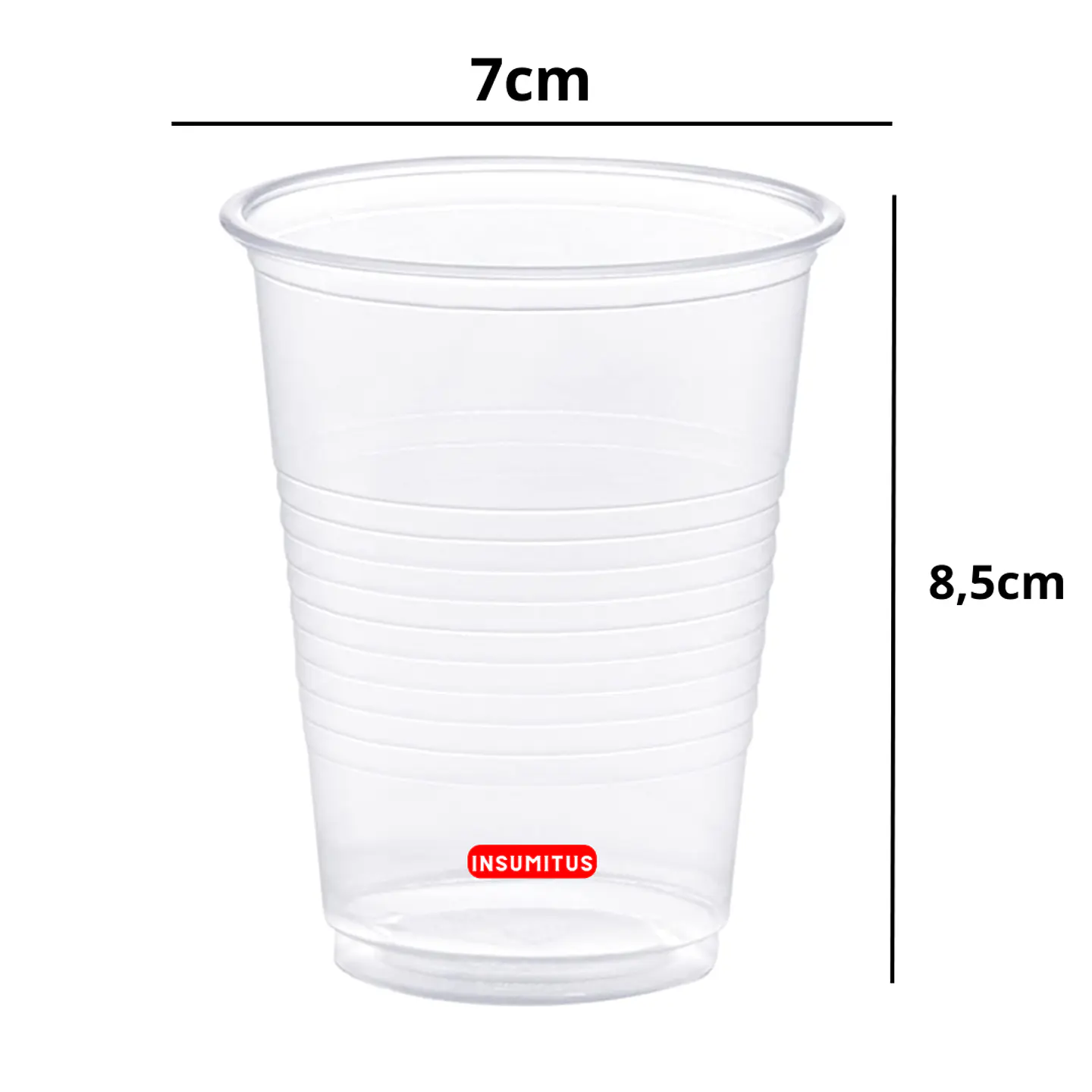 Vaso Economico Transparente 7oz - 200ml (50 unidades) 2