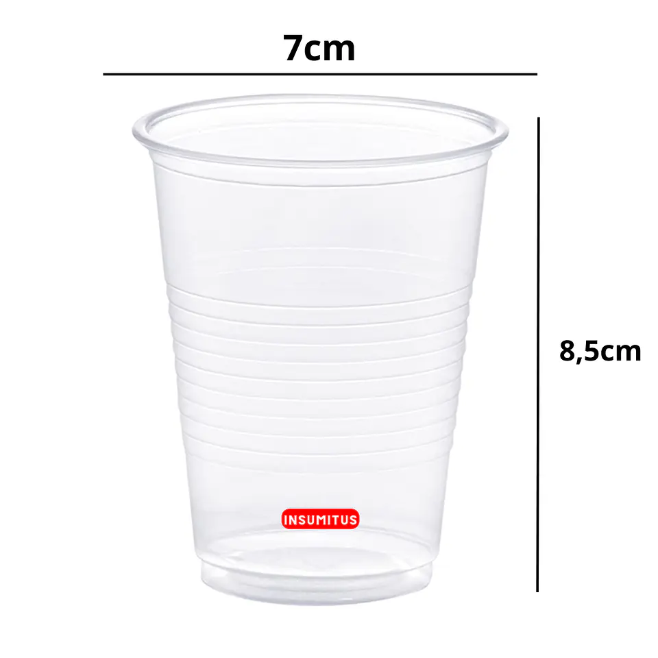 Vaso Economico Transparente 7oz - 200ml (50 unidades) 2