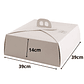 Caja para Torta Extra Grande 39x14x39cm - Miniatura 3