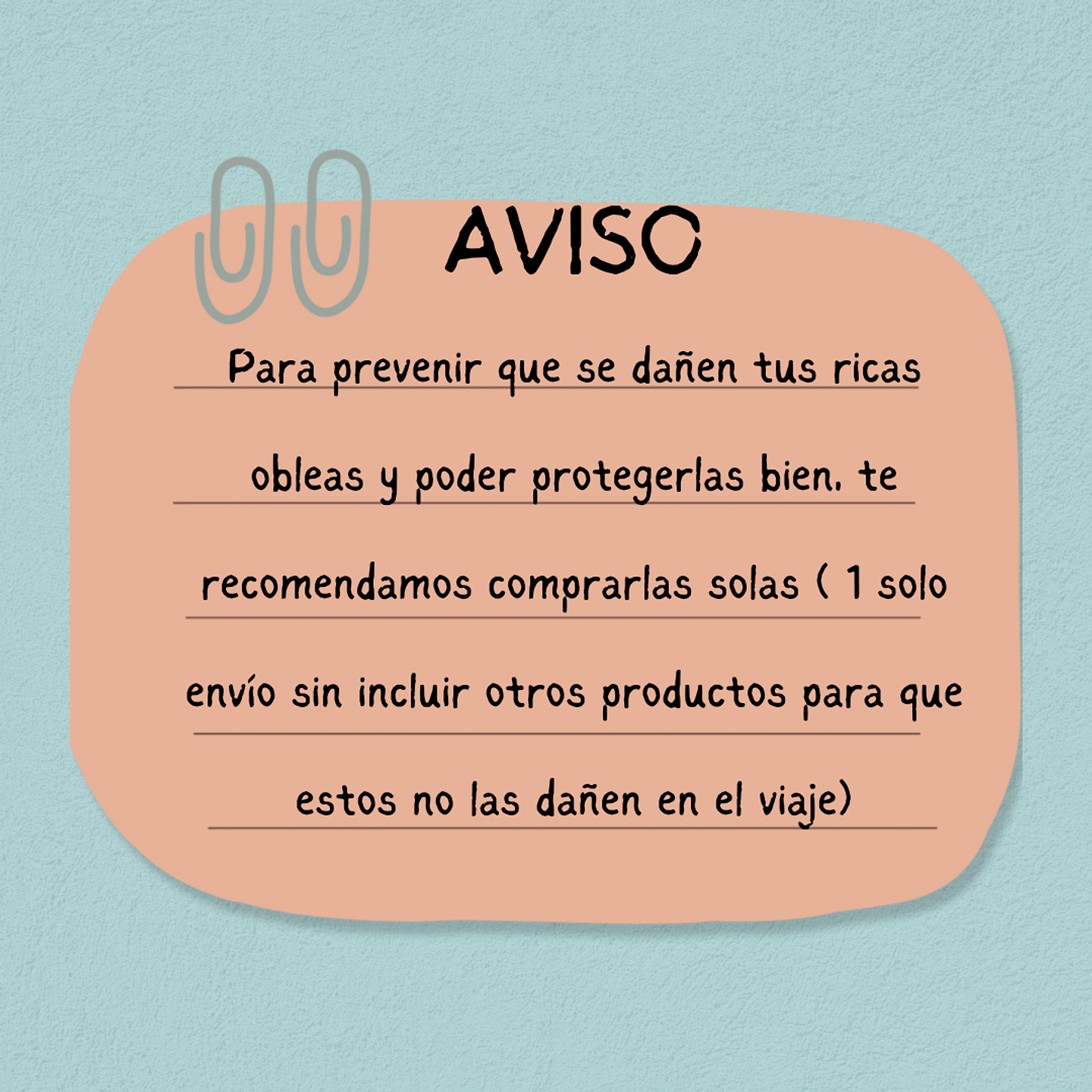 Obleas 15cm (60 unidades)  5