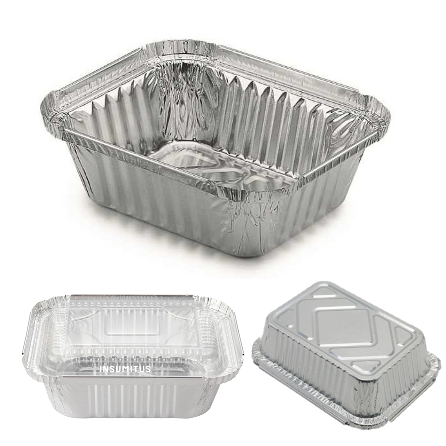 Envase de Aluminio C10 Tapa Transparente (20 unidades) 1